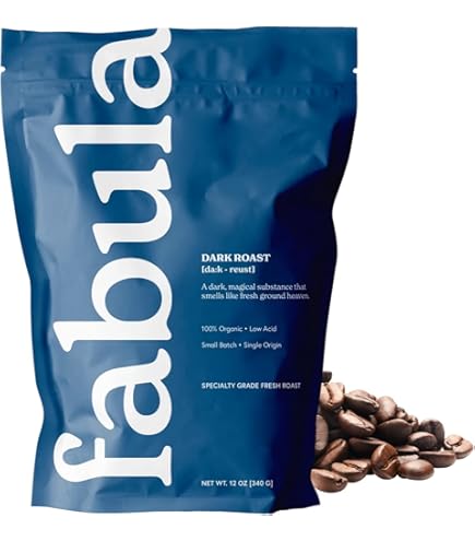 Amazon.com : Fabula Coffee Dark Roast Freshly Ground - Organic